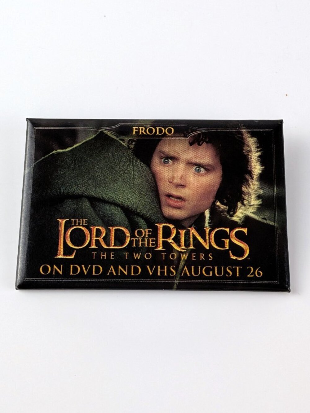 Lord of the Rings Two Towers DVD Release Frodo Promo Pin